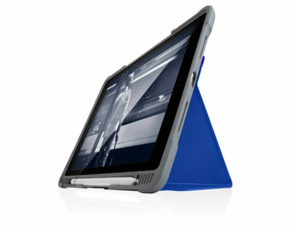 STM DUX PLUS iPad 6th Gen Case With Apple Pencil or Logitech Crayon Storage (Commercial) - Image 5