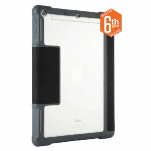 STM DUX PLUS iPad 6th Gen Case With Apple Pencil or Logitech Crayon Storage (Commercial)